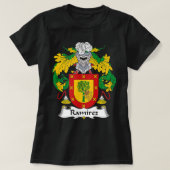 Ramirez Coat of Arms Family Crest T-shirt (Design voorkant)