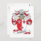 Ramirez Family Crest Briefkaart (Voorkant / Achterkant)
