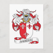 Ramirez Family Crest Briefkaart (Voorkant)