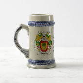 Ramirez Family Crest Stein Bierpul (Links)