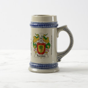 Ramirez Family Crest Stein Bierpul