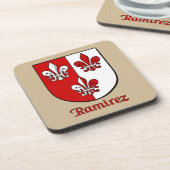 Ramirez Family Shield Drankjes Onderzetter (Linkerzijde)