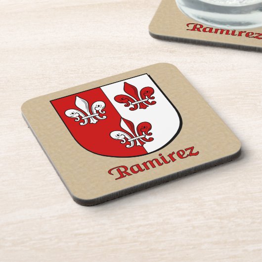 Ramirez Family Shield Drankjes Onderzetter (Linkerzijde)