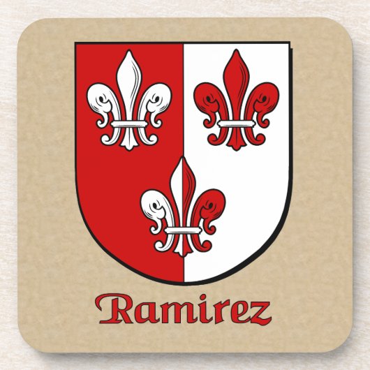 Ramirez Family Shield Drankjes Onderzetter (Voorkant)
