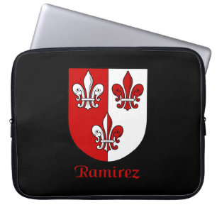Ramirez Family Shield Electronics Bag Laptop Sleeve