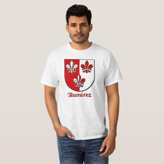 Ramirez Family Shield T-shirt met lange mouwen (Voorkant volledig)