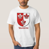 Ramirez Family Shield T-shirt met lange mouwen (Voorkant)