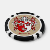 Ramirez Heraldic Arms Pokerchips (Enkel)