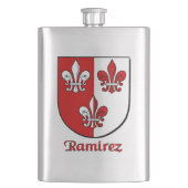 Ramirez Heraldic Shield Heupfles (Voorkant)