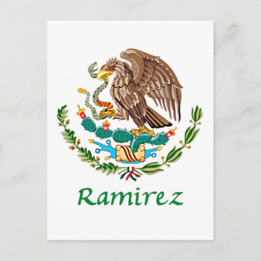 Ramirez Mexican National Seal Briefkaart (Voorkant)
