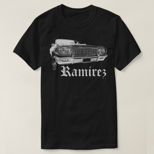 Ramirez Shirt Lowrider Cali Family Reunion Gift (Design voorkant)