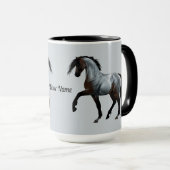 Ramirez - spanisches Pferd, laufend -  Mok (Voorkant rechts)