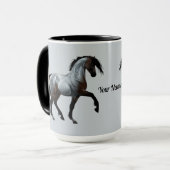 Ramirez - spanisches Pferd, laufend -  Mok (Voorkant links)