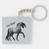 Ramirez - spanisches Pferd, laufend -  Sleutelhanger (Achterkant)