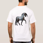 Ramirez - spanisches Pferd, laufend -  T-shirt (Achterkant)