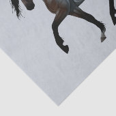 Ramirez - spanisches Pferd, laufend -  Tissuepapier (Detail)