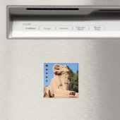 Ramkop Sfinx in Karnaktempel - Egypte Magneet (Insitu (Vaatwasser))