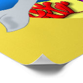 Ramla the Golden Merfaery and Dolphin Poster (Hoek)