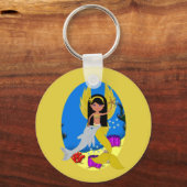 Ramla the Merfaery and Dolphin Sleutelhanger (Voorkant)