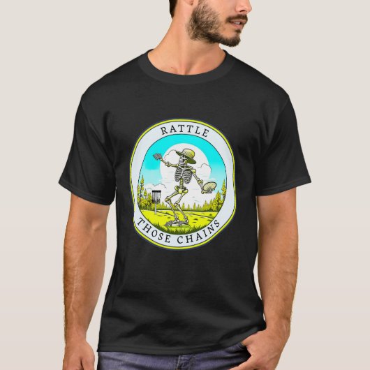 Rammel die kettingen | Schijfgolf T-shirt (Voorkant)
