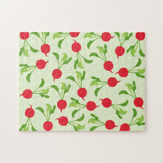 Rammenas Rood Groen Patroon Legpuzzel (Horizontaal)