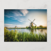 Rammolen op het meer van Rotterdam, Holland Briefkaart (Voorkant)