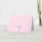 Ramo de Peonías Malvas Tarjeta de Condolencias Kaart (Achterkant)