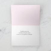 Ramo de Peonías Malvas Tarjeta de Condolencias Kaart (Binnen)