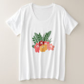 Ramo flores grote maat t-shirt (Design voorkant)