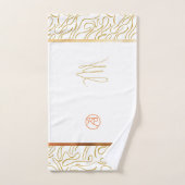 RAMO & PAUL Gold logo fan Bad Handdoek (Handdoek)