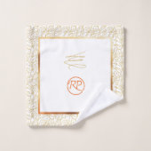 RAMO & PAUL Gold logo fan Bad Handdoek (Wasdoekje)