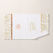 RAMO & PAUL Gold logo fan Bad Handdoek (Handdoek)