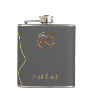 RAMO & PAUL Gold logo fan Heupfles