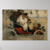 Ramon Casas - Ramon Casas en Pere Romeu Poster (Voorkant)