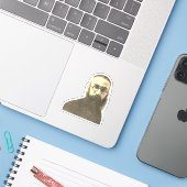 Ramón del Valle-Inclán Sticker (Laptop met iPhone)