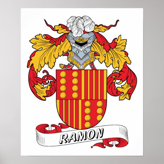 Ramon Family Crest Poster (Voorkant)