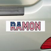 Ramon Name Vorname USA Aufkleber Sticker Auto (Op auto)