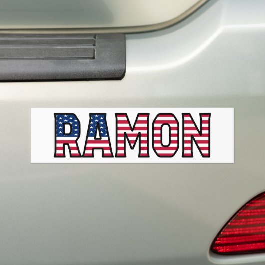 Ramon Name Vorname USA Aufkleber Sticker Auto (Op auto)