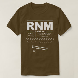 Ramona Airport RNM T-shirt