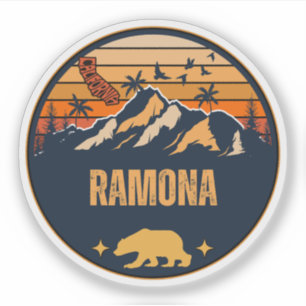 Ramona, Californië Sticker