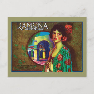 Ramona Memories  label Briefkaart