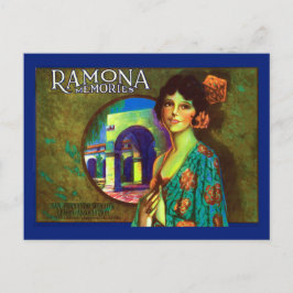 Ramona Memories Lemons Label Briefkaart