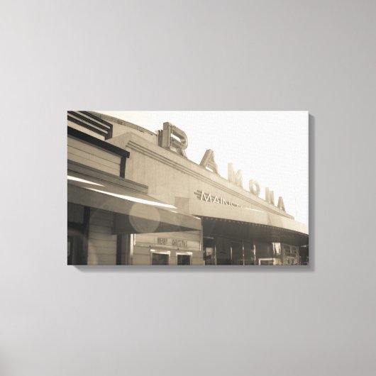 Ramona Theater Stretched Canvas Print (Voorkant)