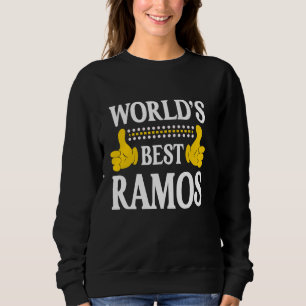 Ramos Achternaam Funny Team Familie Achternaam Wer Trui