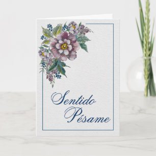 Ramos de Peonías - Spaanse sympathiekaart Kaart