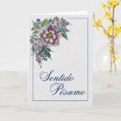 Ramos de Peonías - Spaanse sympathiekaart Kaart (Gele Bloem)