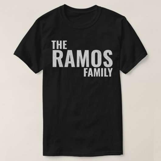 Ramos Familie Ramos Achternaam Ramos Achternaam T-shirt (Design voorkant)