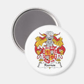 Ramos Family Crest Magneet (Voorkant / Achterkant)