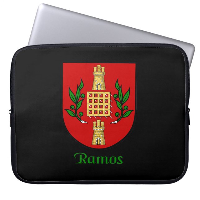 Ramos Family Shield Electronics Bag Laptop Sleeve (Voorkant)