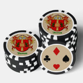 Ramos Heraldic Arms Poker Chips (Opstapeling)